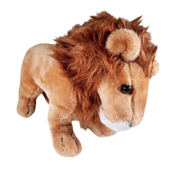 Free Standing Plush Lion Dakin Fun Farm Stuffed Animal Korea Vintage 1980 - Picture 1 of 9